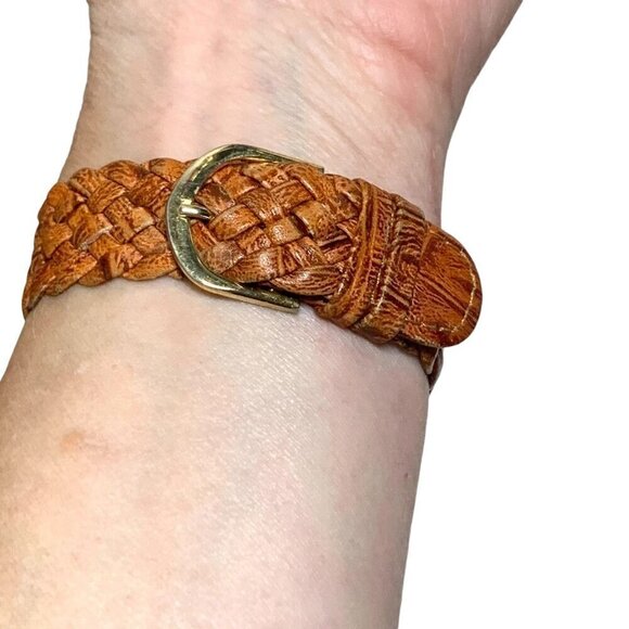 Limited Edition 1993 Save Animals Gold-Plated Cat Watch Brown Leather Strap - Picture 7 of 9